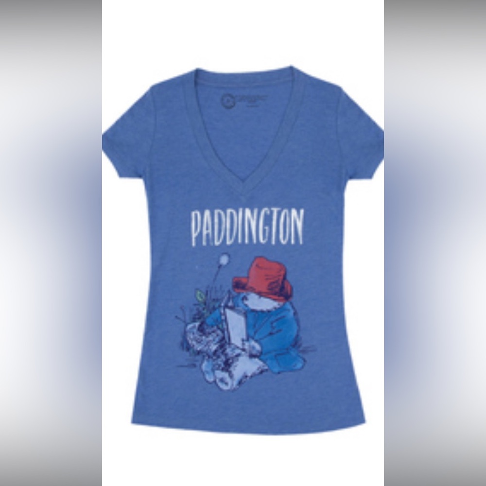 Out of Print Paddington v-neck short sleeve tshirt. Never opened. NWT